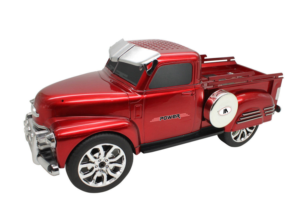 QFX BT-2010 Retro Car Portable Bluetooth Speaker with
