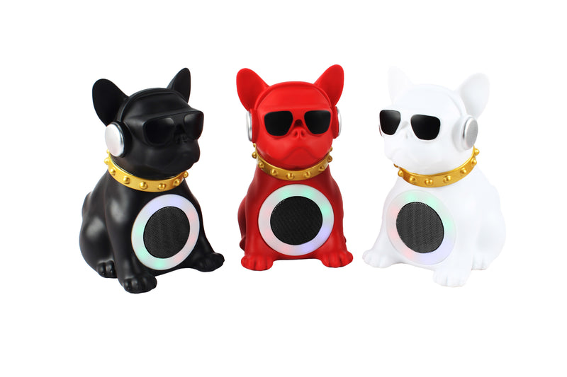 MD60 - Wooof Portable Speaker with dancing ring light, glasses & collar