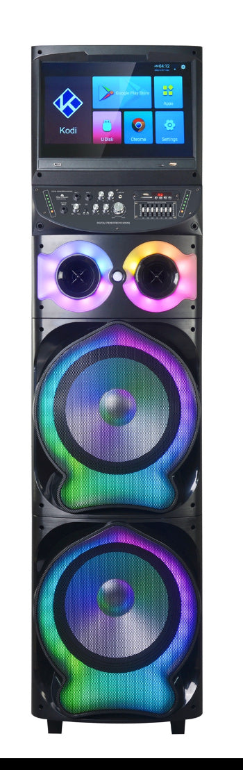 MPD124TS - 12” x 2 Woofer with 15” Wifi Touch screen