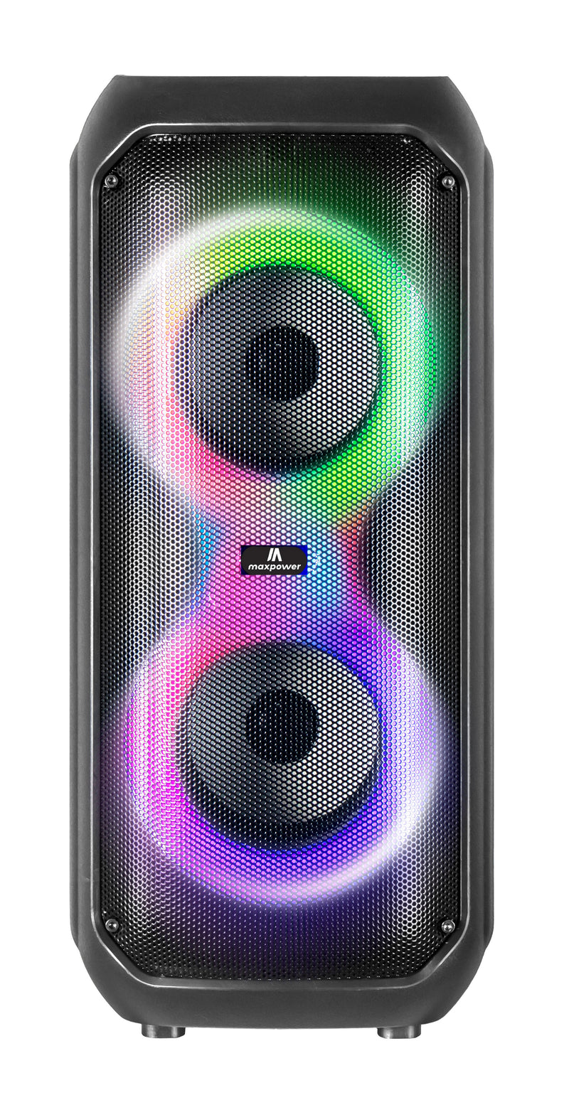 MPD425-GROOVE 4" X 2 Bluetooth Speaker with mic & different LED light modes