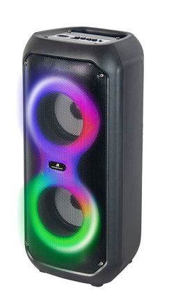 MPD425-GROOVE 4" X 2 Bluetooth Speaker with mic & different LED light modes