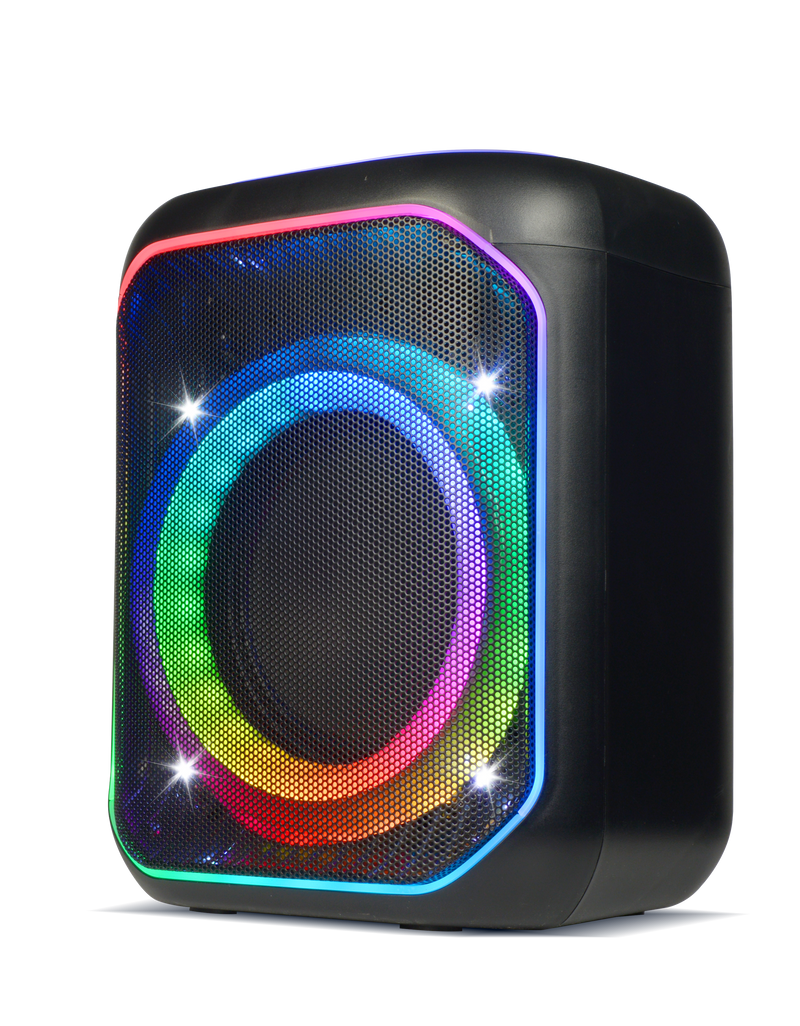 MPD495-LUMI BLAST Heavy Duty karaoke Bluetooth speaker different LED light modes