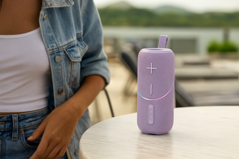 MPD672-PULSE XTREME Portable Bluetooth heavy duty speaker deep bass & different LED light modes