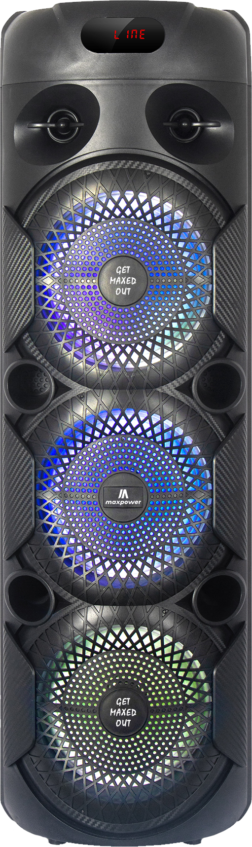MPD825-ULTRA 8" X 3 Woofers karaoke Bluetooth speaker with FM Radio