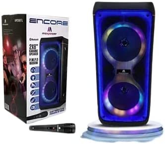 MPD881L - ENCORE  8" x 2 Woofers High Power with LED lights around the woofer