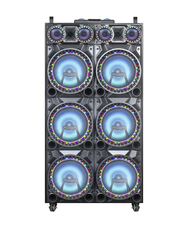 10” X 6 Woofers High Power Sound Professional DJ Speaker System