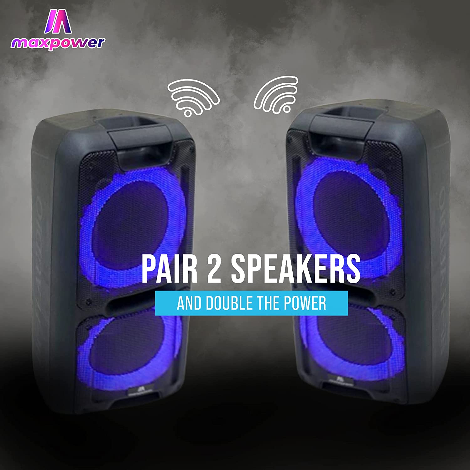 Max Power Karaoke Speaker - UltraBoom-10 MPD109XB Bluetooth Subwoofer