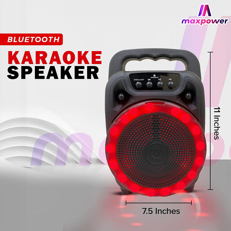 MPD661L - BOOM M6 6" Portable Karaoke speaker with LED lights