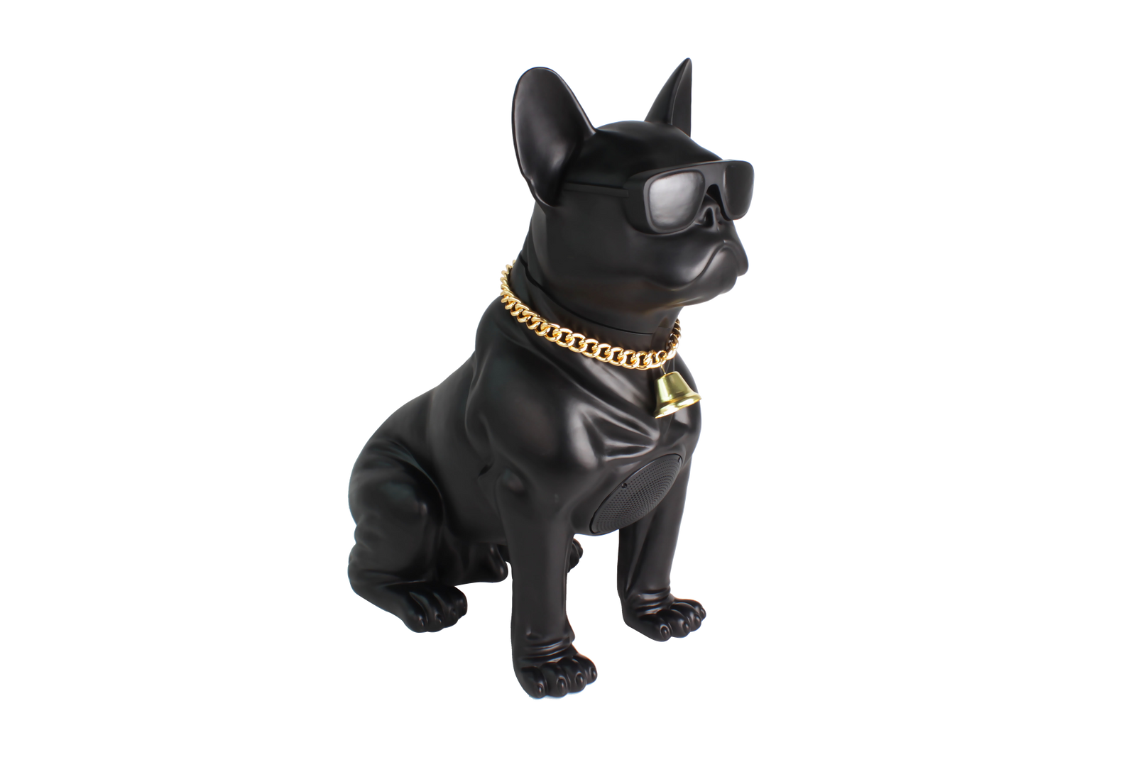 MD566- Wooof Frenchie bull dog big size speaker with glasses