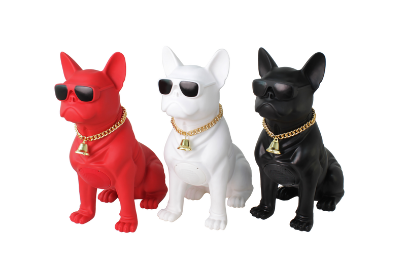 MD566- Wooof Frenchie bull dog big size speaker with glasses MD566- Wooof Frenchie bull dog big size speaker with glasses