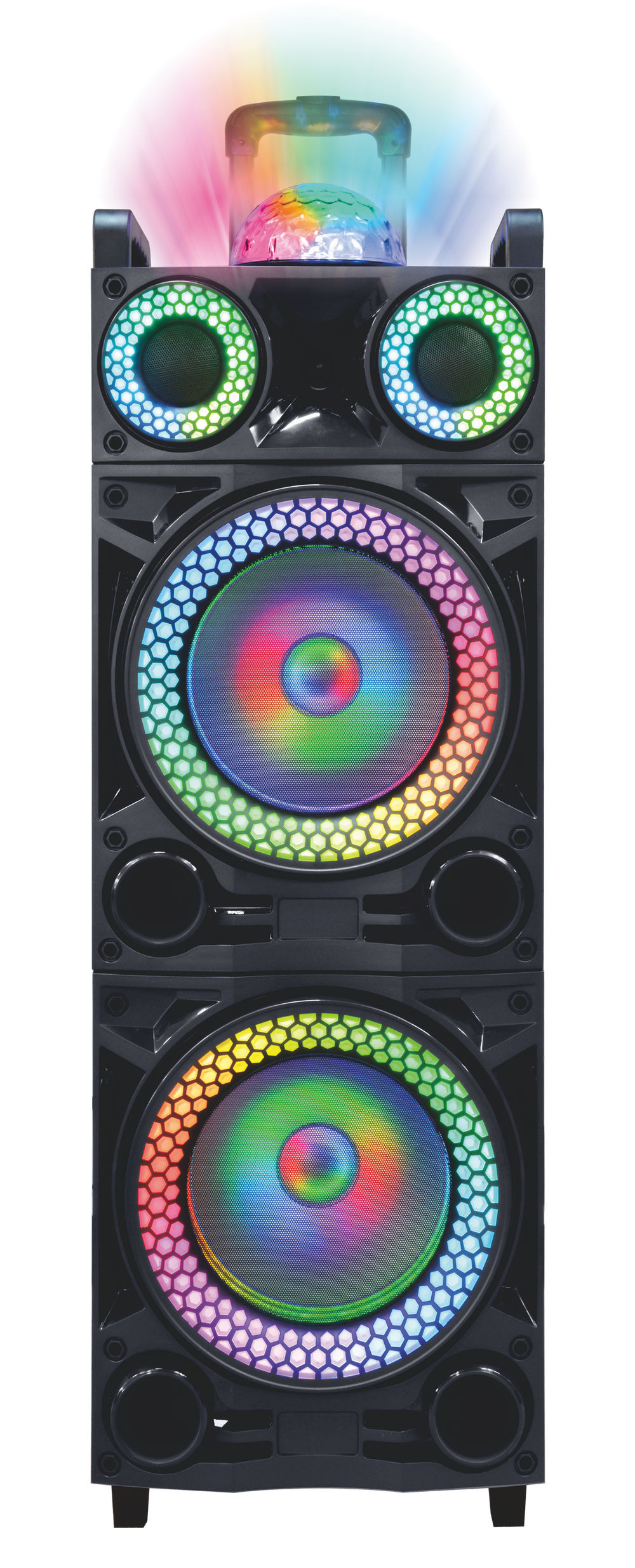 MAXPOWER MPD6207 8 X 2 Karaoke rechargeable speaker with LED dancing – Max  Power