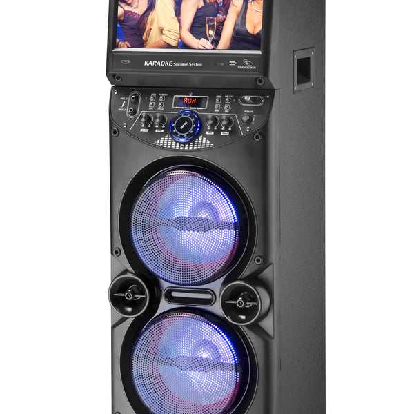 Karaoke speaker best sale with screen