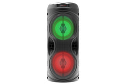 MPD494 - FYRE 4” X 2 Portable speaker with front flashing light