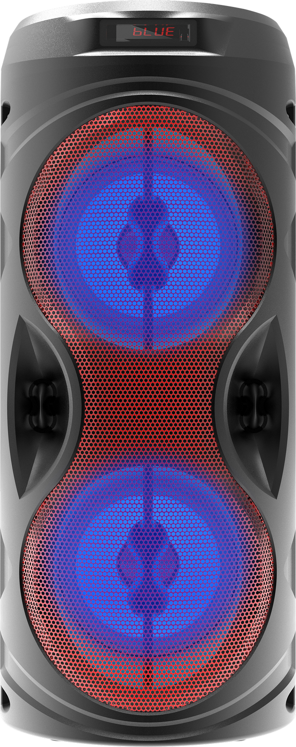 MPD494 - FYRE 4” X 2 Portable speaker with front flashing light