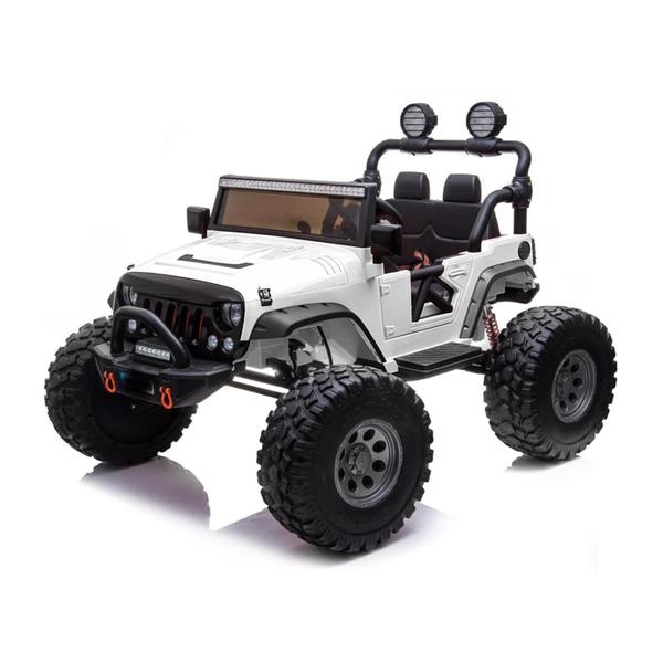 SX1719 MONSTER JEEP WITH LED LIGHT BARS, RUBBER TIRES & REMOTE CONTROL
