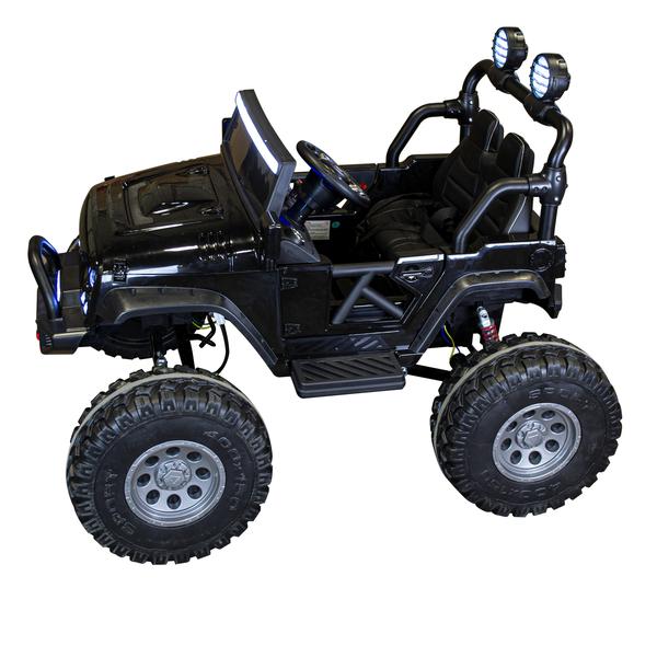 SX1719 MONSTER JEEP WITH LED LIGHT BARS, RUBBER TIRES & REMOTE CONTROL